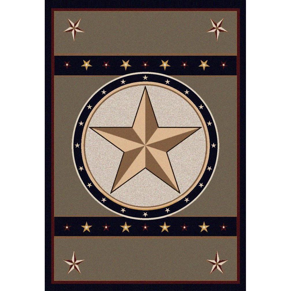 Epic Star Rug – Green – cabin lodge area rug