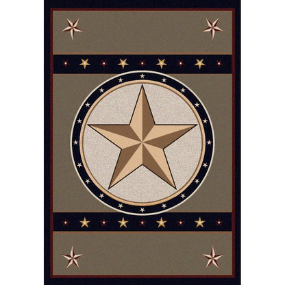 Epic Star Rug – Green – cabin lodge area rug