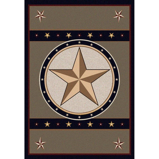 Epic Star Rug – Green – cabin lodge area rug