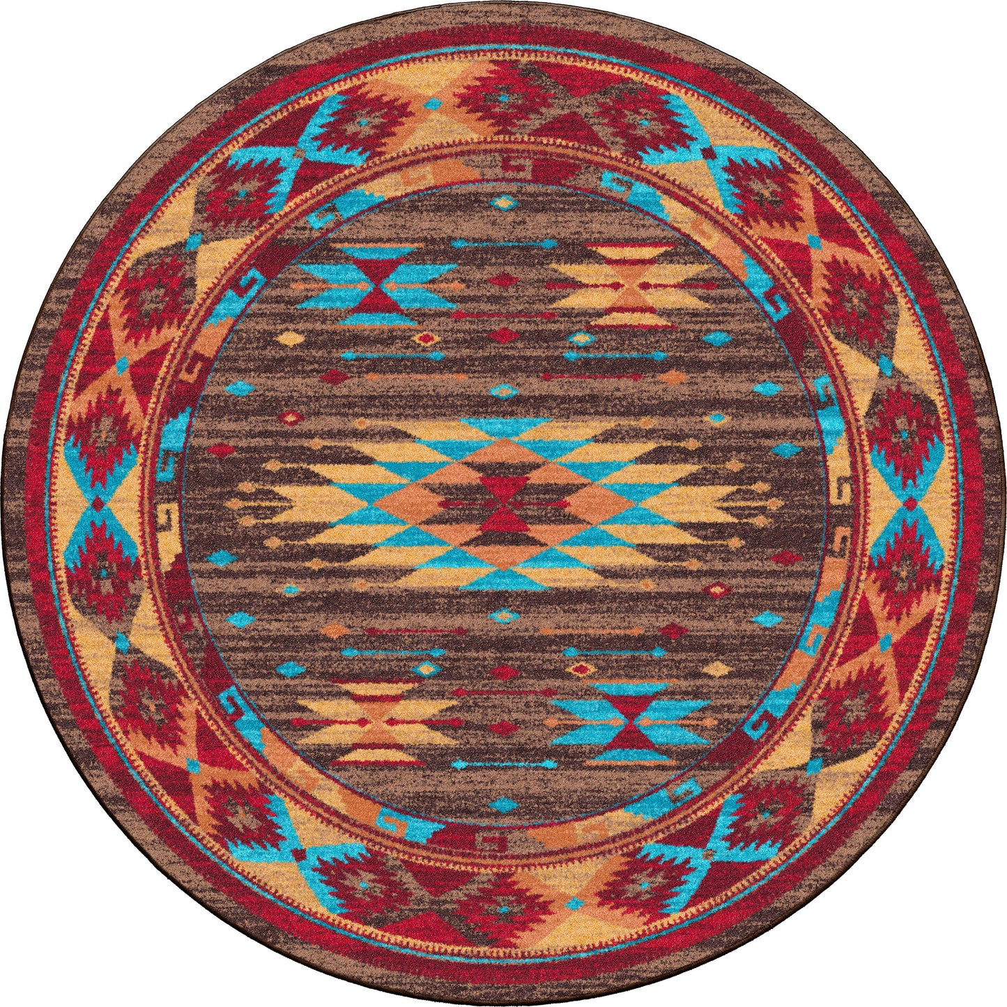 Espuela Rug – Turquoise – lifestyle