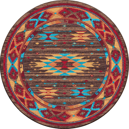 Espuela Rug – Turquoise – lifestyle