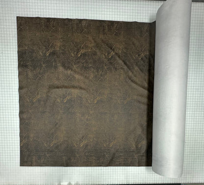 Colt Coffee Faux Leather - Wooded River Fabric by the Yard - Grade 10;Colt Coffee Faux Leather - Wooded River Fabric by the Yard - Grade 10 - View 2