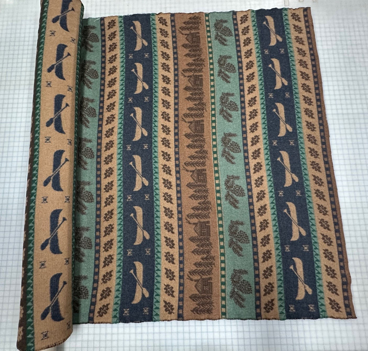 Lake Shore II - Wooded River Fabric by the Yard - Grade 30;Lake Shore II - Wooded River Fabric by the Yard - Grade 30 - View 2