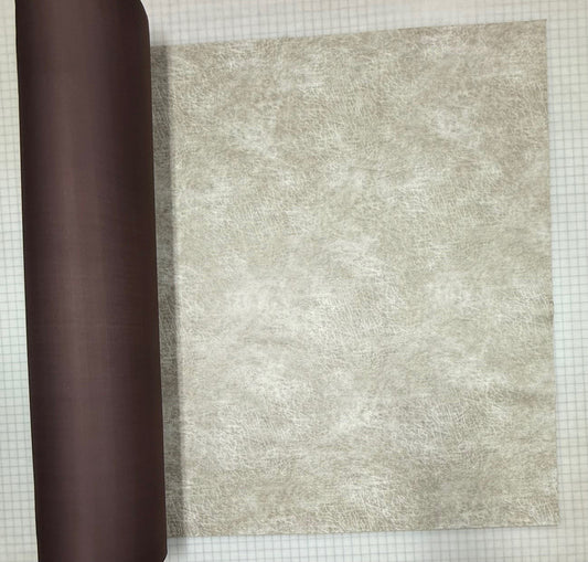 Stucco Faux Leather - Wooded River Fabric by the Yard - Grade 10;Stucco Faux Leather - Wooded River Fabric by the Yard - Grade 10 - View 2