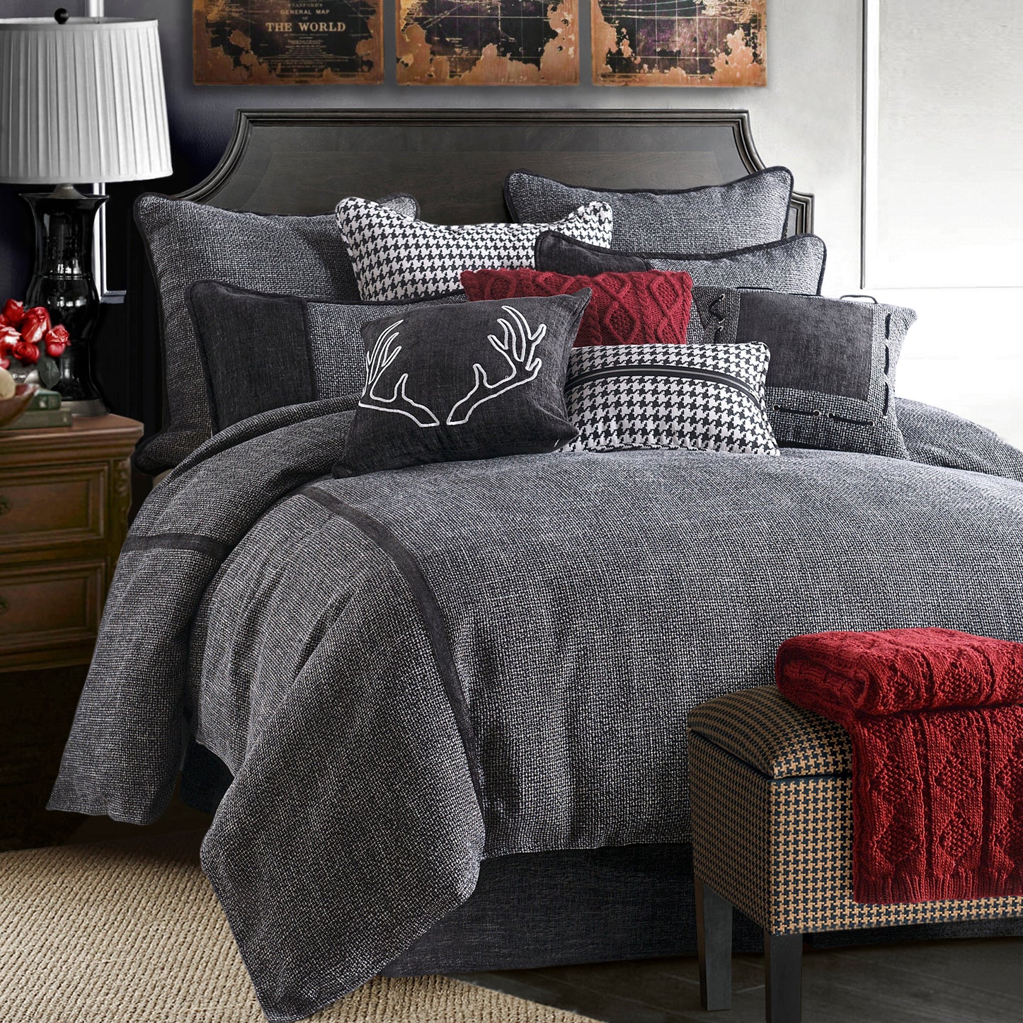 Hamilton Tweed Duvet Cover Set, 3 Pc