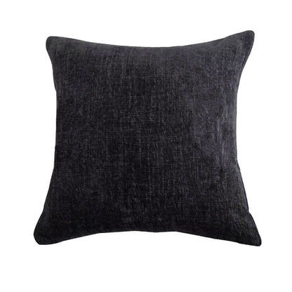 Hamilton Gray Chenille Embroidered White Antler Pillow