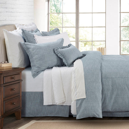 Chambray Comforter Set, 3 Pc