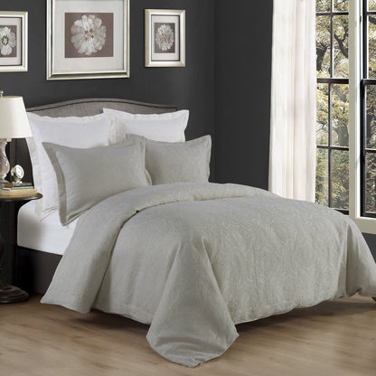 Matelassé Duvet Cover Set, 3 Pc