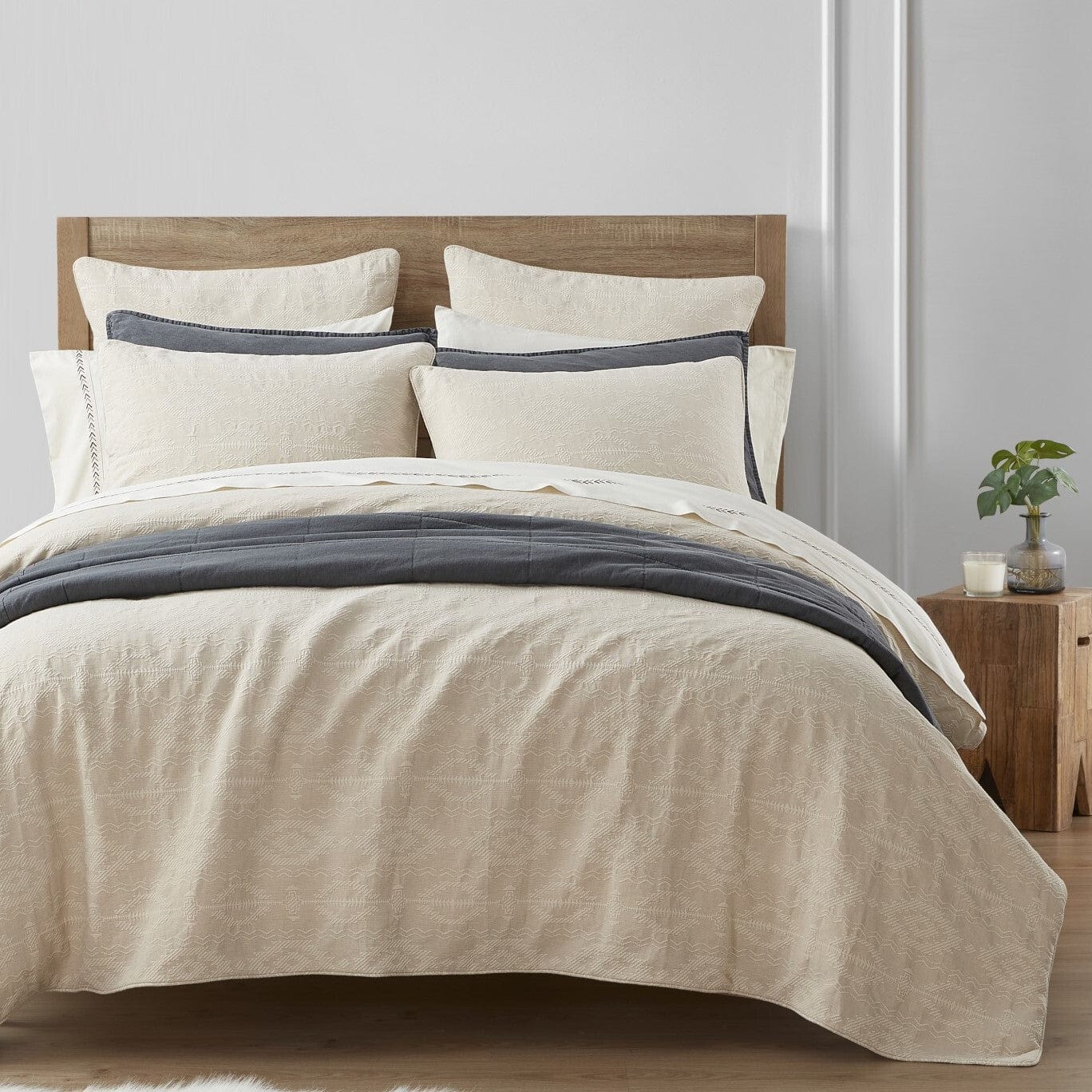 Tempe Matelassé Duvet Cover Set, 2 Pc