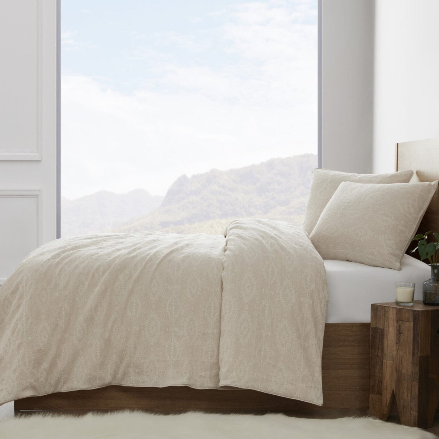 Tempe Matelassé Duvet Cover Set, 2 Pc