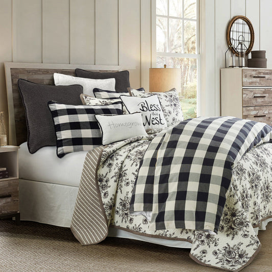 Camille Buffalo Check Comforter Set, 2 Pc