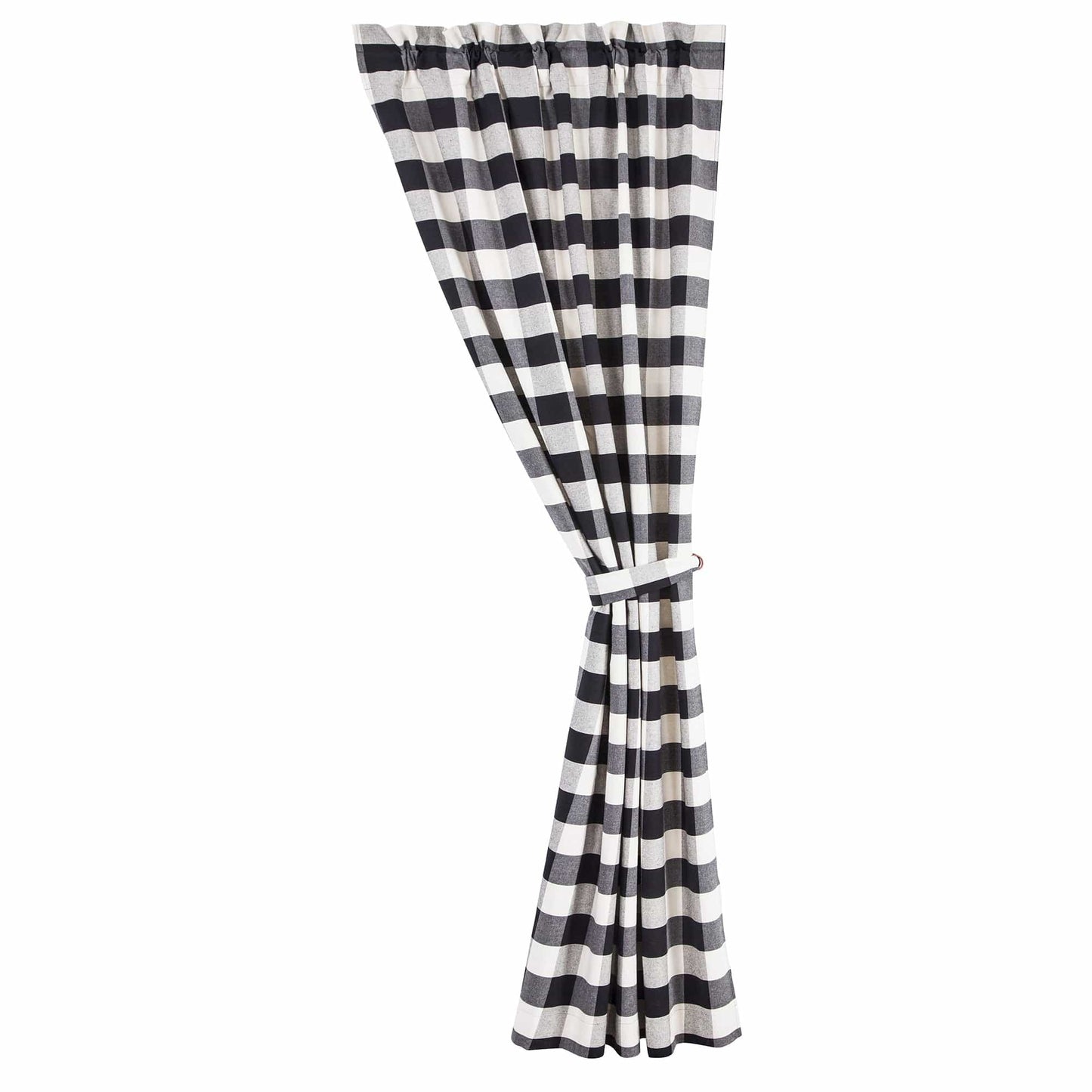 Camille Buffalo Check Curtain Set, 2 Pc