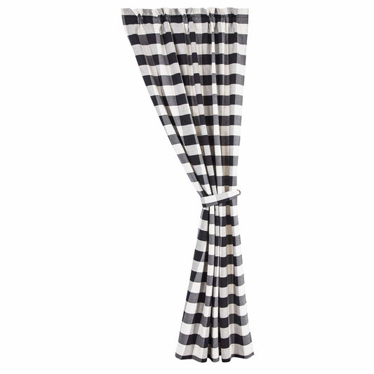 Camille Buffalo Check Curtain Set, 2 Pc