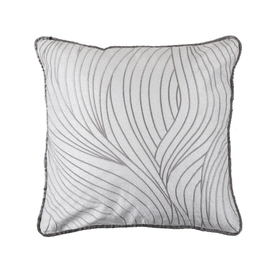 Celeste Wave Reversible Soft Velvet Throw Pillow