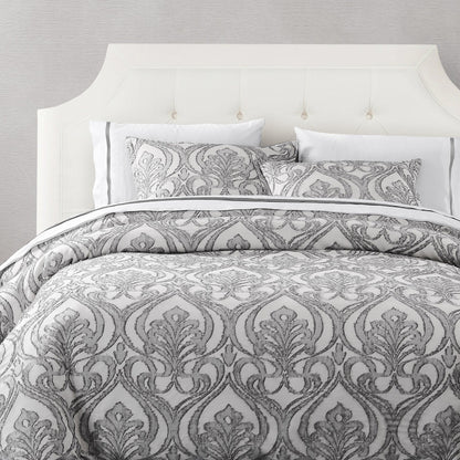 Nicole Damask Comforter Set, 3 Pc