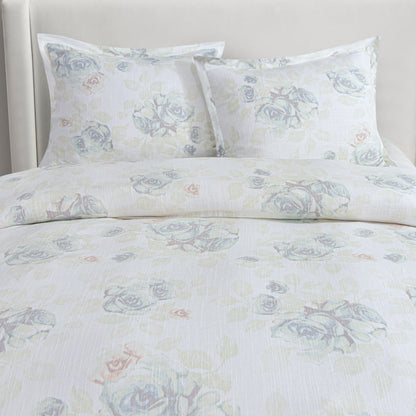 Rosaline Washed Linen Comforter Set, 3 Pc