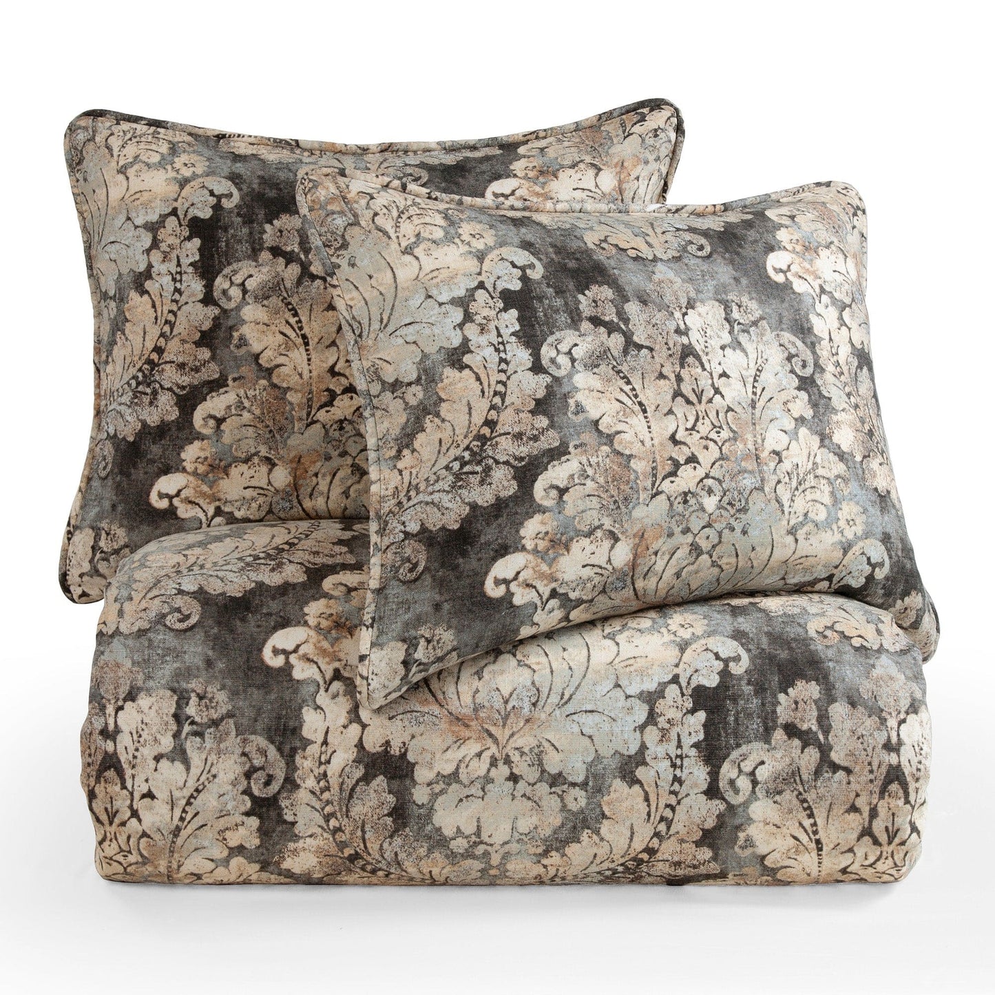 Victoria Washed Linen Comforter Set, 3 Pc