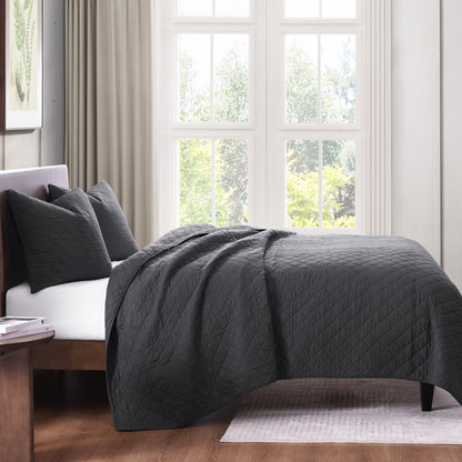 Cotton Comfort Quilt Set, 3 Pc