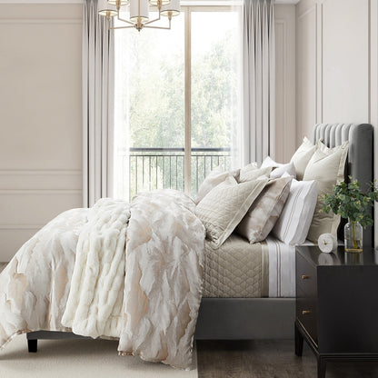 Serenity Modern Jacquard Comforter Set, 3 Pc