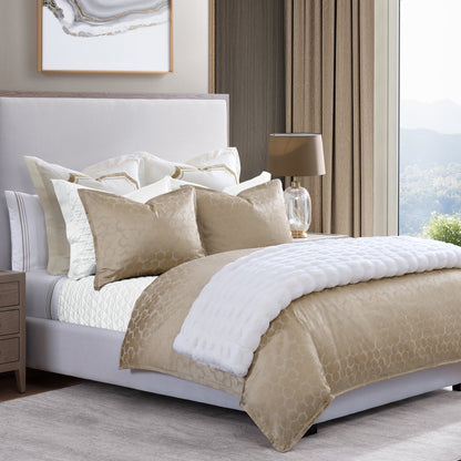 Honeycomb Jacquard Comforter Set, 3 Pc