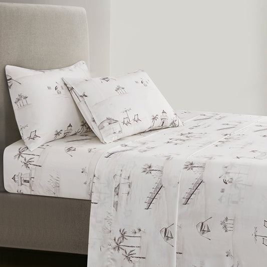 Seaside Eucalyptus Sheet Set, 4 Pc