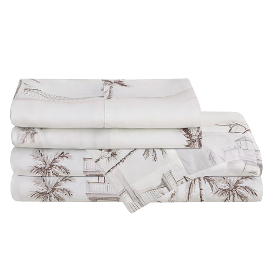 Seaside Eucalyptus Sheet Set, 4 Pc