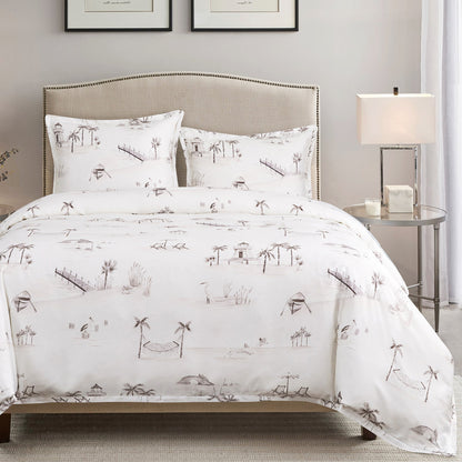 Seaside Eucalyptus Comforter Set, 3 Pc