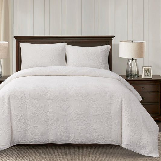 Verona Matelassé Duvet Cover Set, 3 Pc