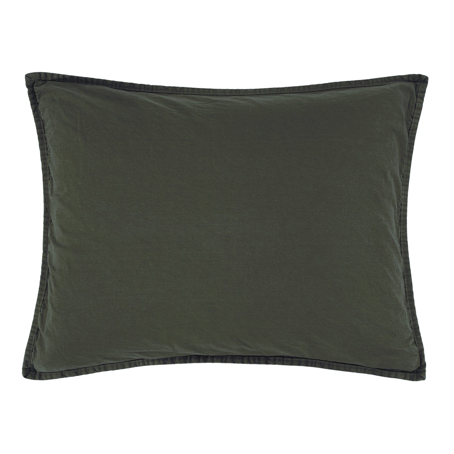 Stonewashed Cotton Canvas Pillow Sham