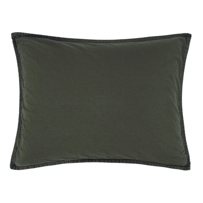 Stonewashed Cotton Canvas Pillow Sham