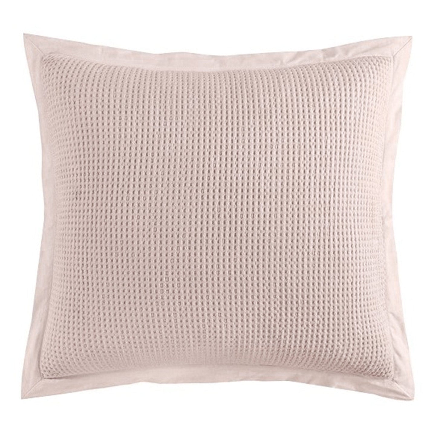 Stonewashed Cotton Waffle Weave Euro Sham