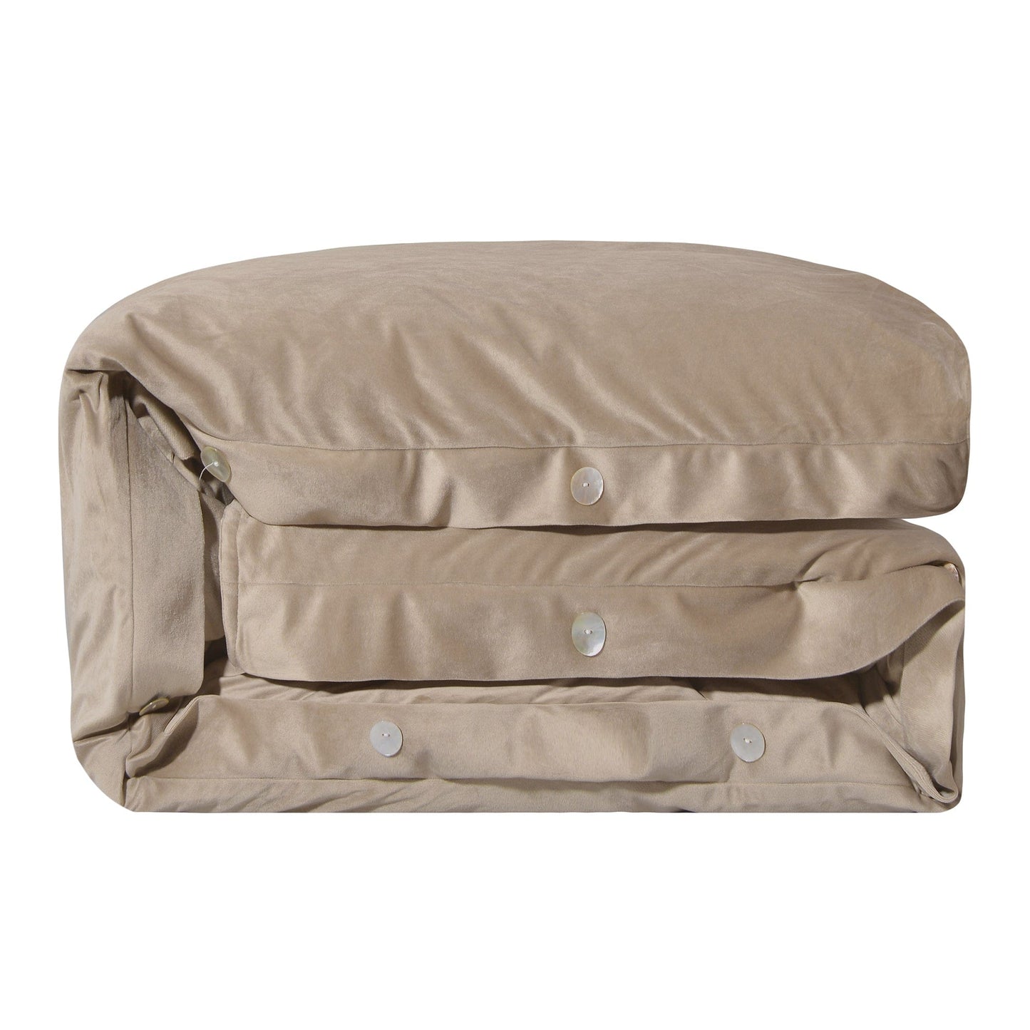 Fairfield Sand Velvet Duvet Cover