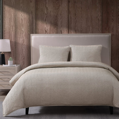 Chenille Herringbone Comforter Set, 3 Pc