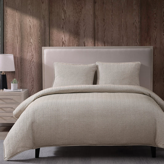 Chenille Herringbone Comforter Set, 3 Pc