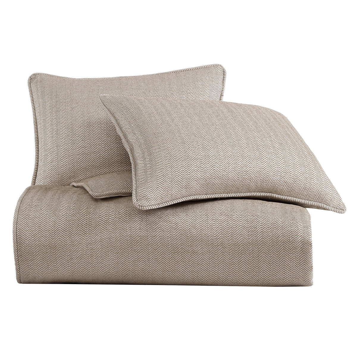 Chenille Herringbone Duvet Cover Set, 3 Pc