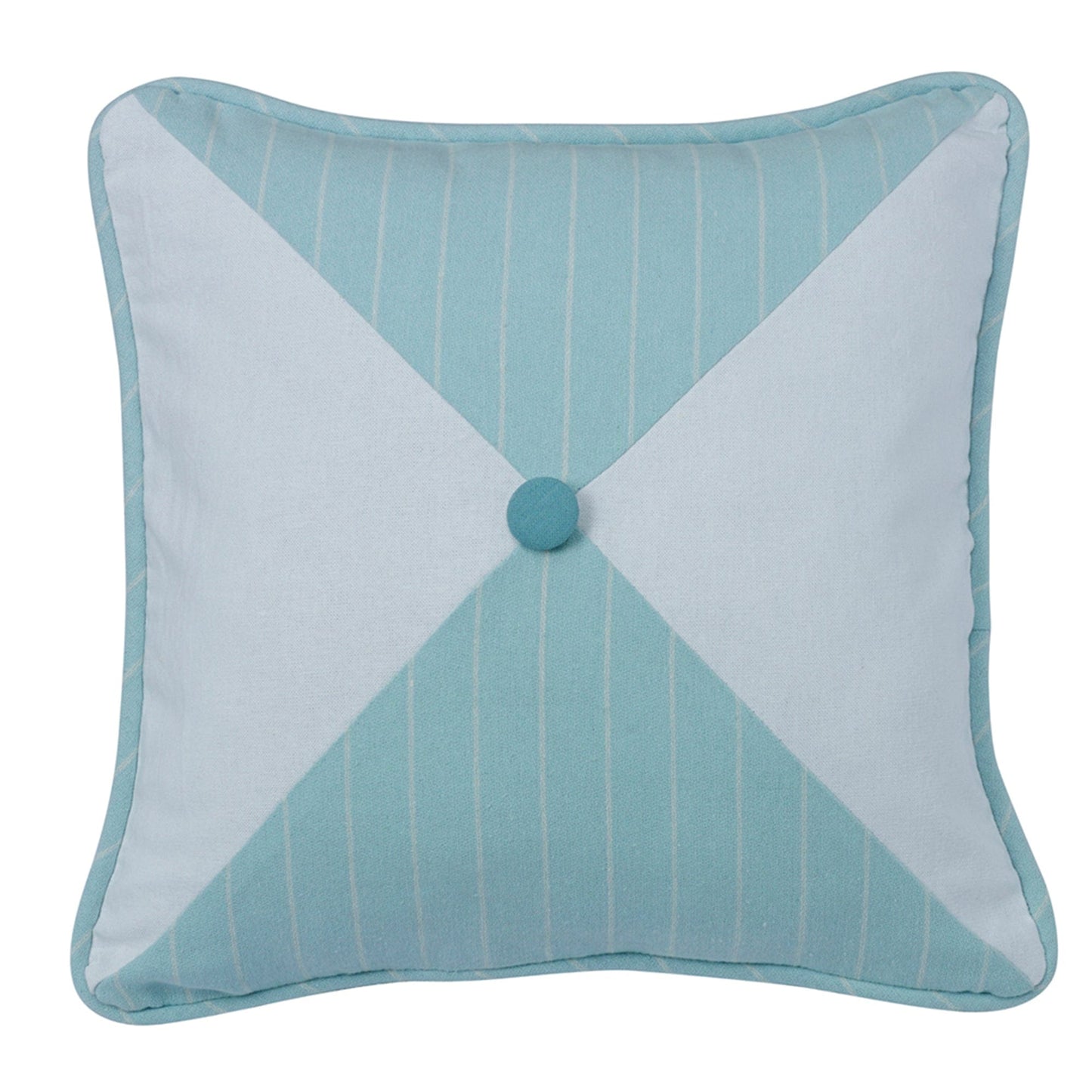 Chevron Print Striped Reversed Pillow