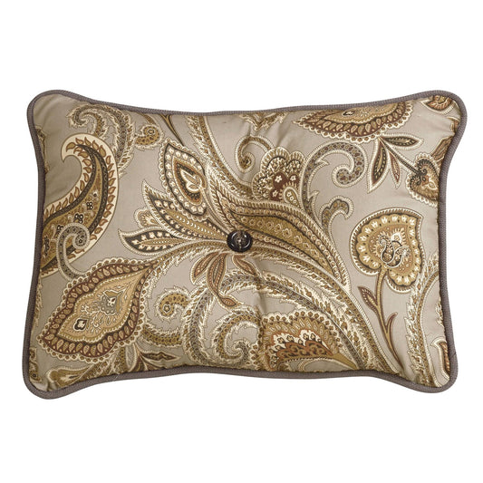 Piedmont Paisley Tufted Lumbar Pillow