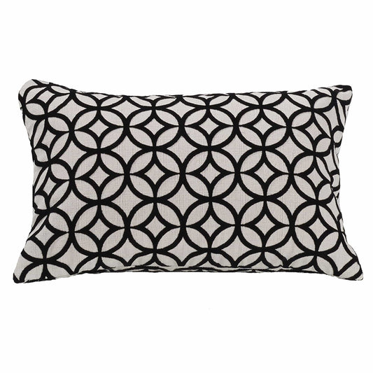 Augusta Cut Velvet Lumbar Pillow