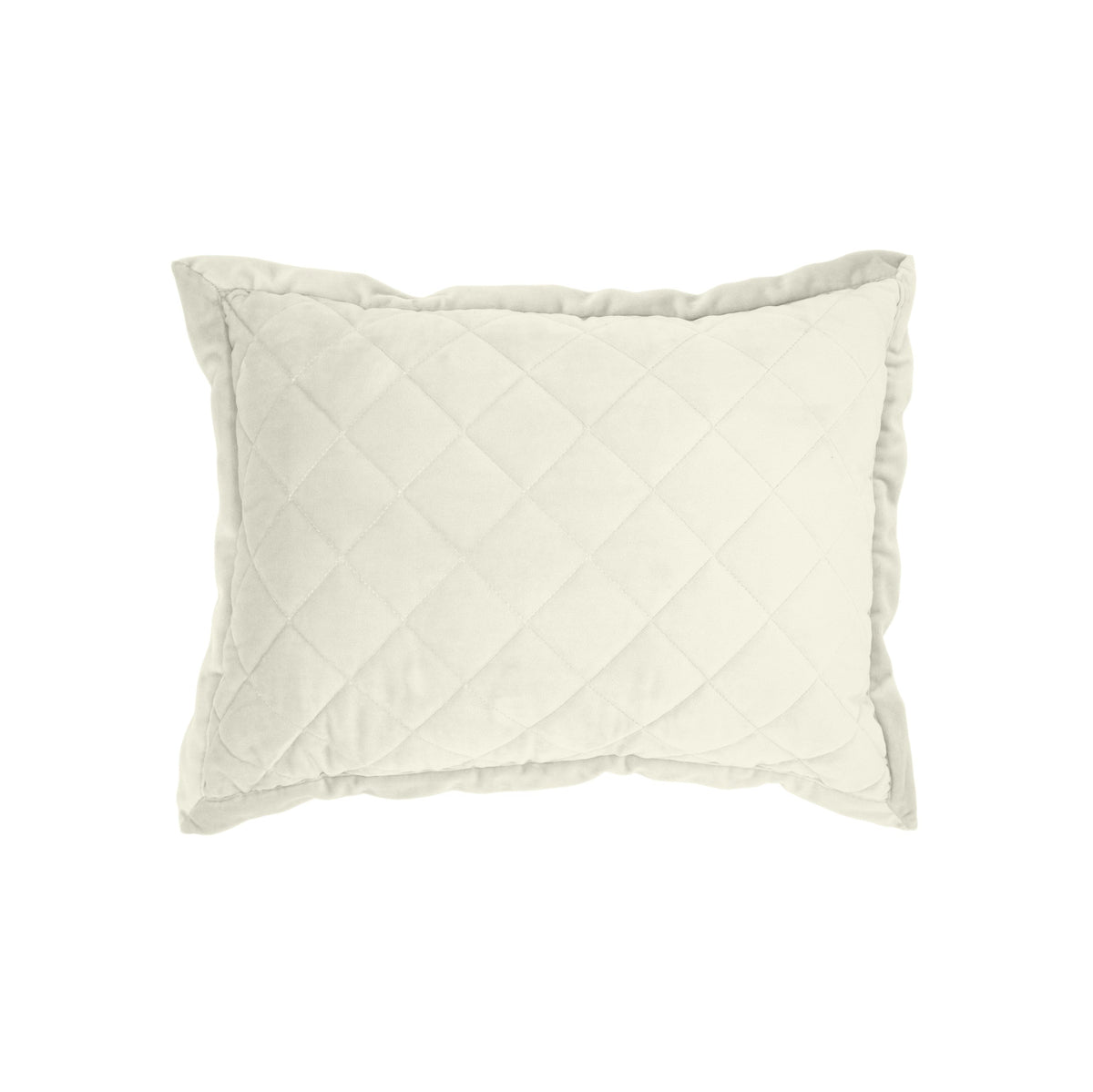Velvet Diamond Quilted Boudoir Pillow