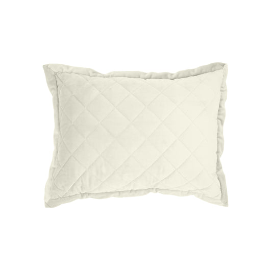 Velvet Diamond Quilted Boudoir Pillow