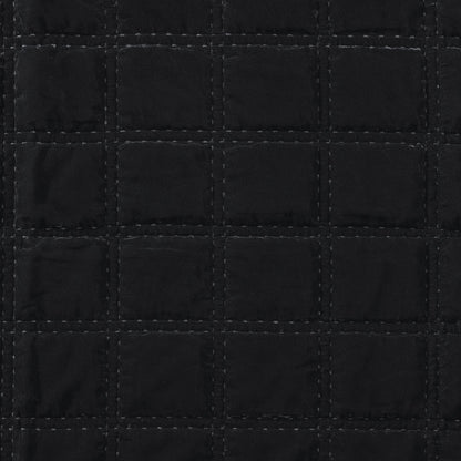 Stella Faux Silk Double Box Stitch Quilt Set, 3 Pc