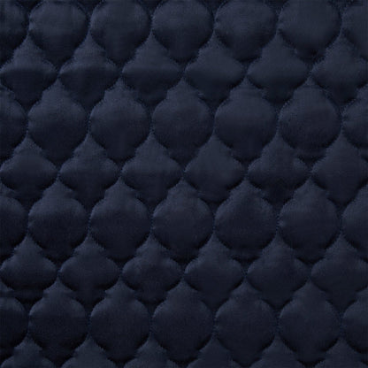 High Shine Satin Quatrefoil Quilt Pillow Sham Set, 2 Pc