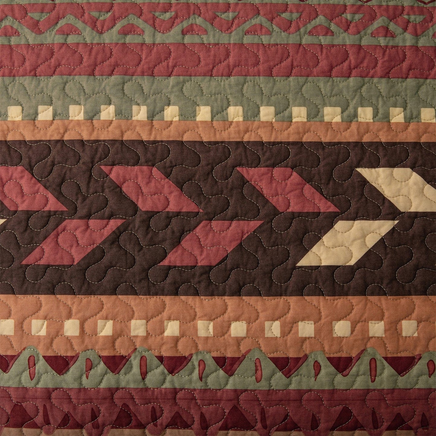 Broken Arrow Reversible Quilt Swatch