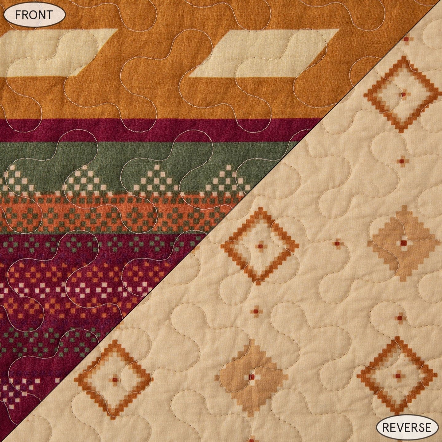 Solace Reversible Quilt Swatch