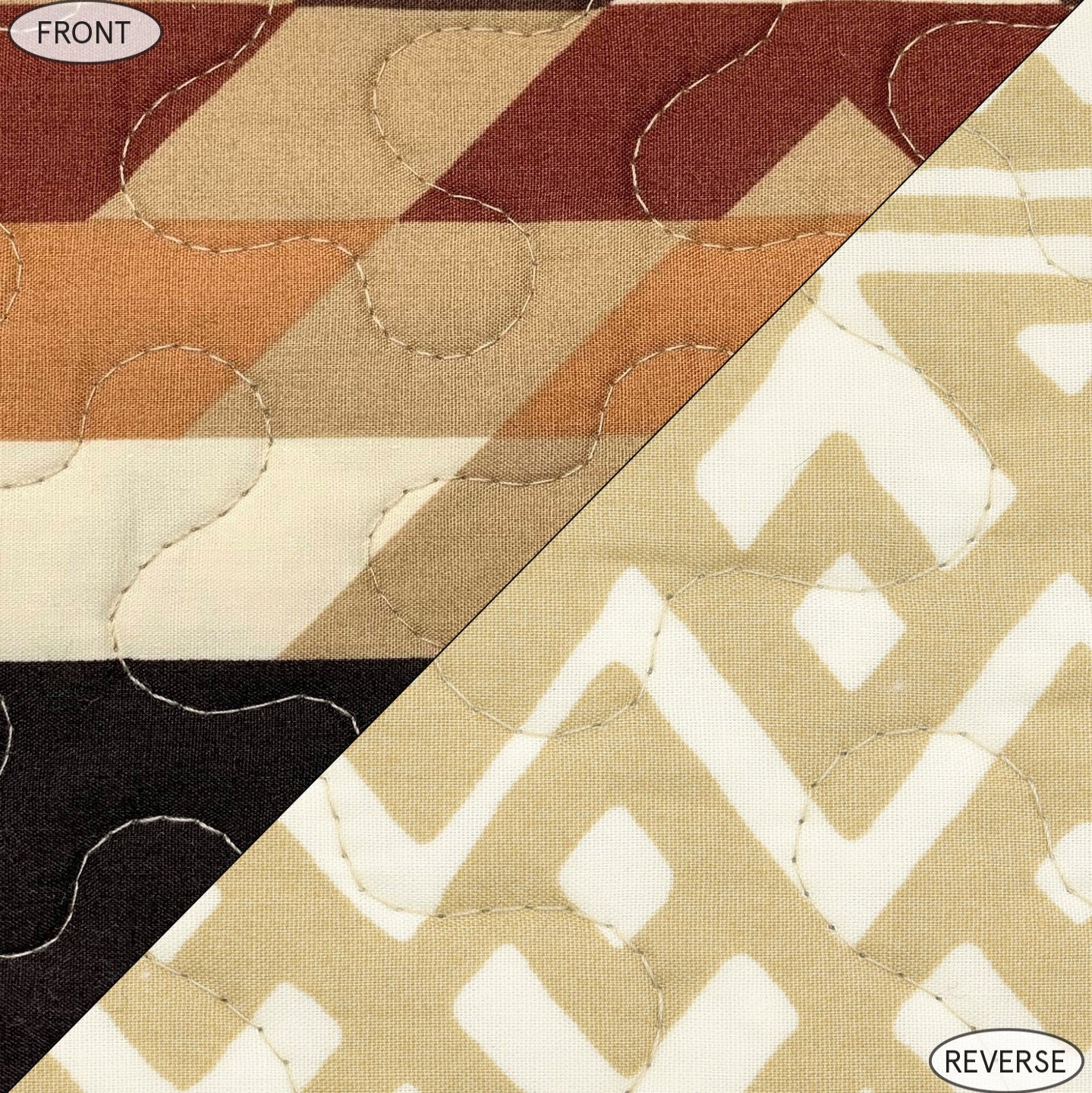 Yosemite Aztec Reversible Quilt Swatch