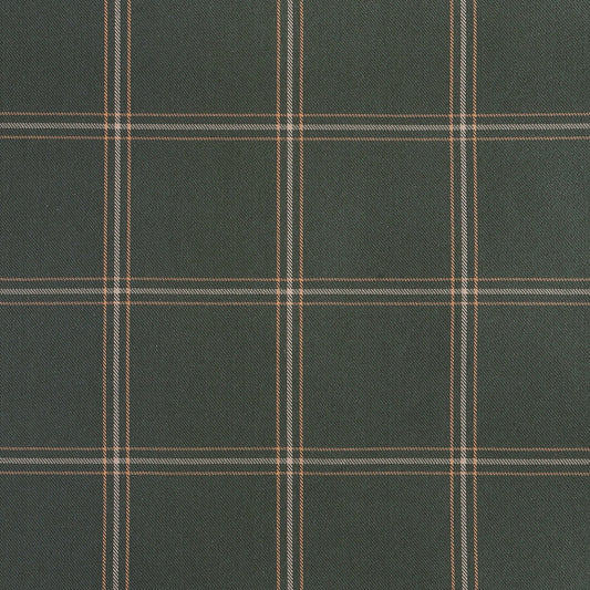 Windowpane Plaid Hunter Green Swatch
