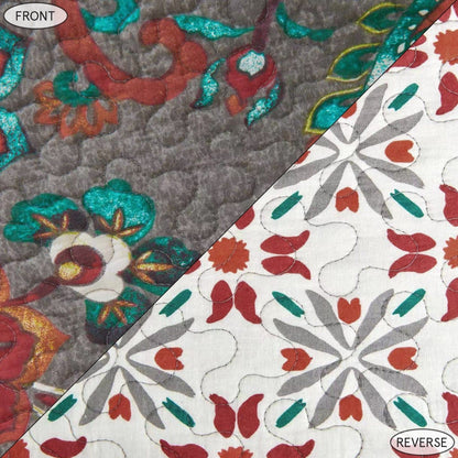 Abbie Quilt Teal Swatch