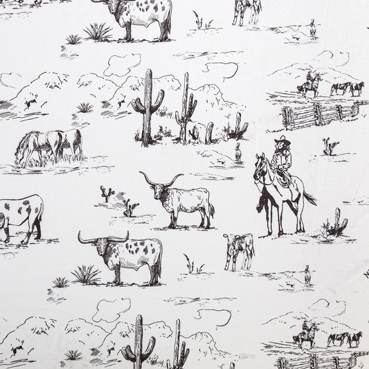 200TC Cotton Ranch Life Sheet Swatch