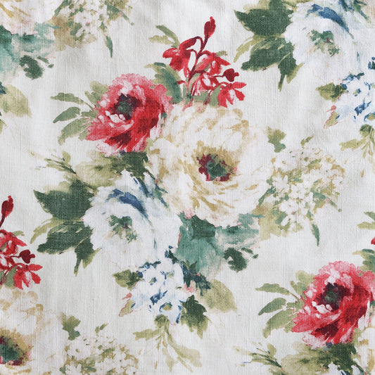 Peony Washed Linen Swatch