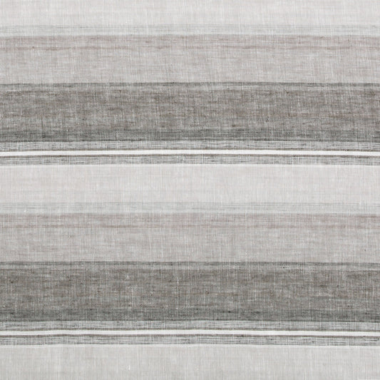 100% French Flax Linen Variegated Stripe Swatch